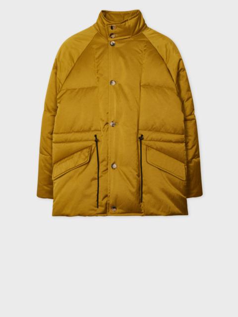 Paul Smith Mustard Recycled Nylon-Blend Down Coat