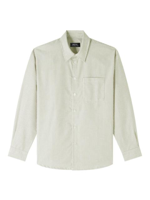 A.P.C. GREG LOGO SHIRT