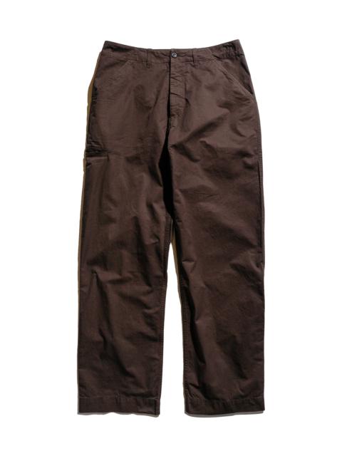 NORSE PROJECTS Gorm Relaxed Mineral Dyed Fine Twill Cargo Pants Espresso