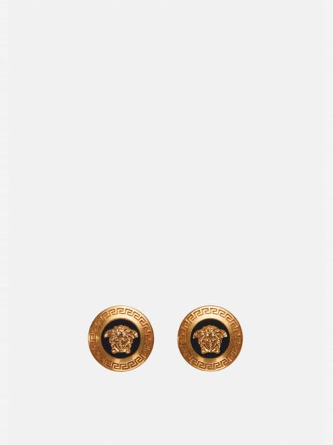 VERSACE Small Enamel Medusa Earrings