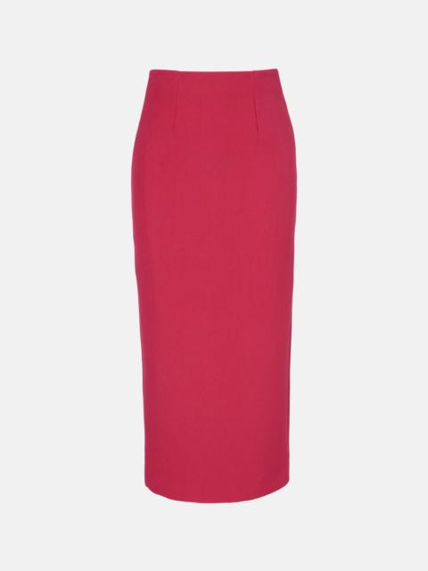 ROLAND MOURET High-rise cady pencil skirt