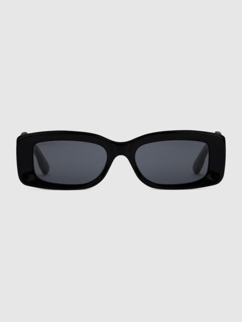 GUCCI Rectangular-frame sunglasses