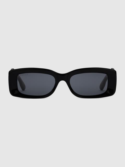 Rectangular-frame sunglasses