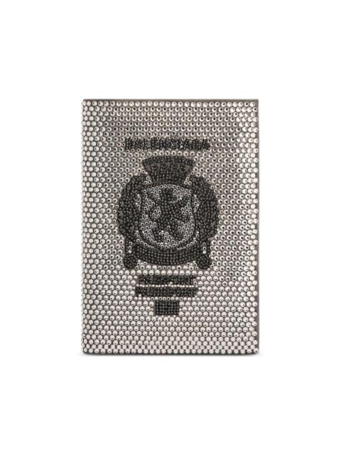 BALENCIAGA rhinestone-embellished passport holder