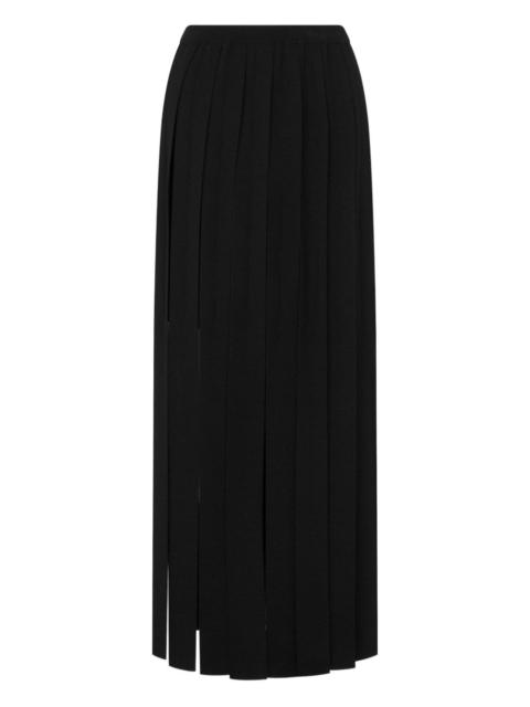 Moschino pleated maxi skirt