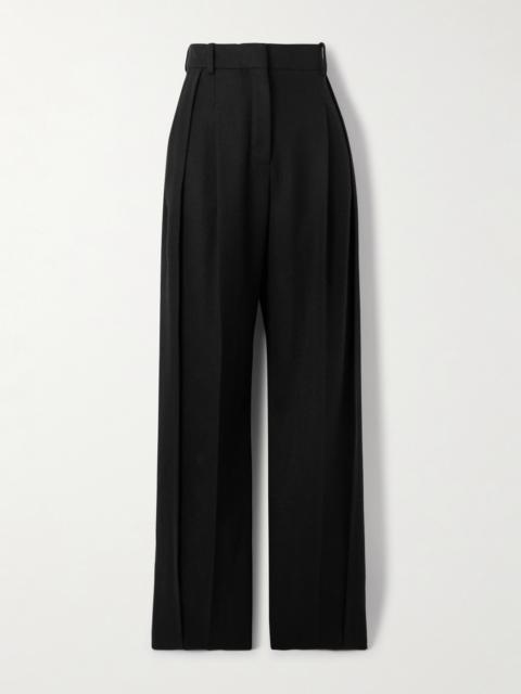 Lanvin Pleated Wool Tapered Pants