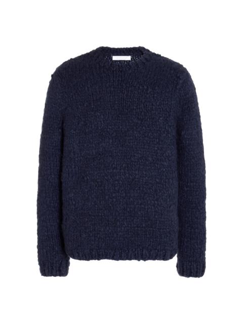 GABRIELA HEARST Lawrence Knit Sweater in Navy Welfat Cashmere