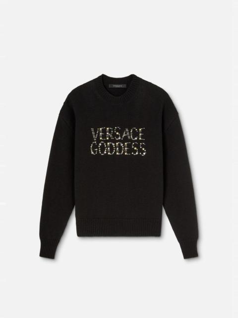 VERSACE Versace Goddess Knit Jumper