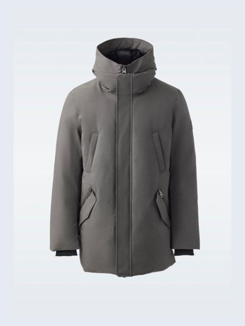 MACKAGE EDWARD 2-in-1 down coat with removable hooded bib for men