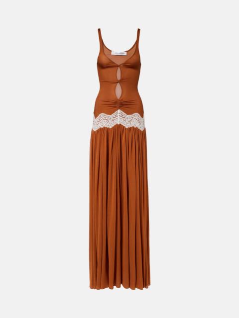 CHRISTOPHER ESBER Cutout lace-trimmed gown