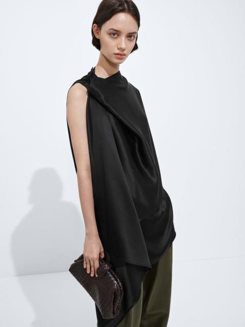 Bottega Veneta Fluid Silk Satin Top