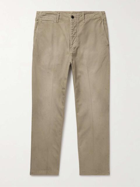 visvim Field Straight-Leg Garment-Dyed Cotton-Twill Trousers