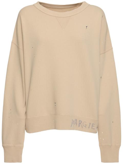 Maison Margiela Cotton crewneck sweatshirt