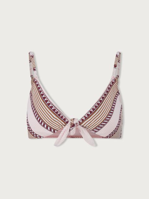 lemlem lemlem Sara tie-front bikini top