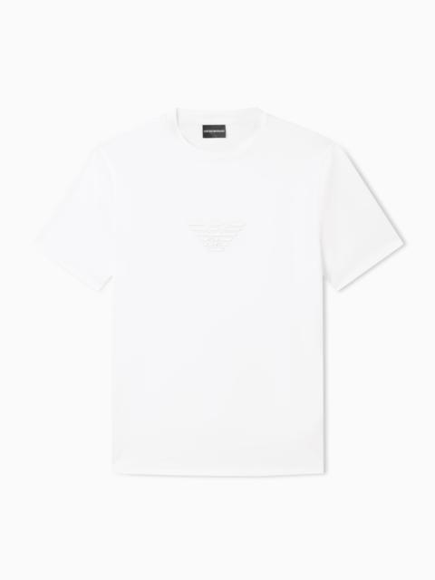 EMPORIO ARMANI T-SHIRT ESSENTIAL SLIM FIT IN PIMA COTTON JERSEY