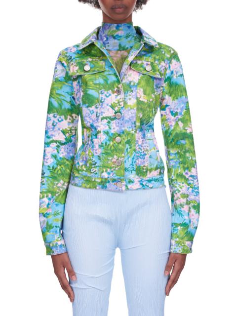 Richard Quinn Floral Denim Jacket