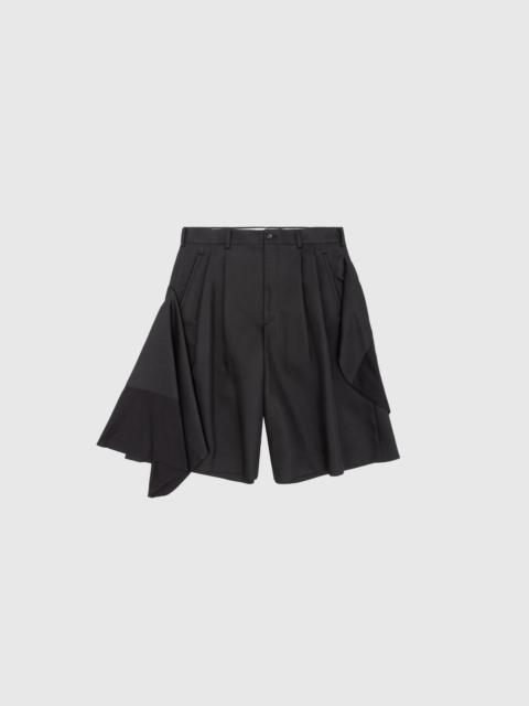 Comme des Garçons Homme Plus PLEATED PANELED SHORTS