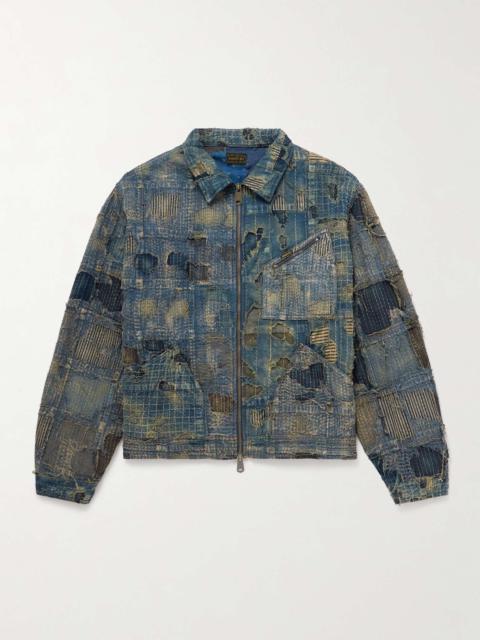 KAPITAL 書籍セット 4冊 Blue KAPITAL Patchwork Katmandu Linen Shirt | SVD