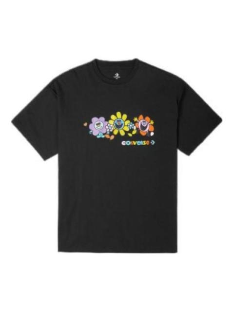 Converse Converse Much Love Crew Neck T-Shirt 'Black' 10022935-A02