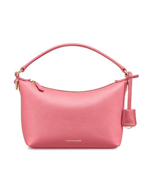 MAISON de SABRÉ Women's Small Leather Soft Hobo Bag - Candy Pink