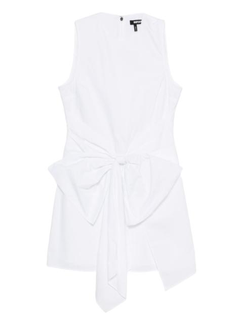 bow-detail mini dress