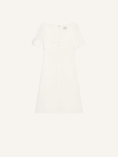 courrèges BUCKLE A-LINE DRESS