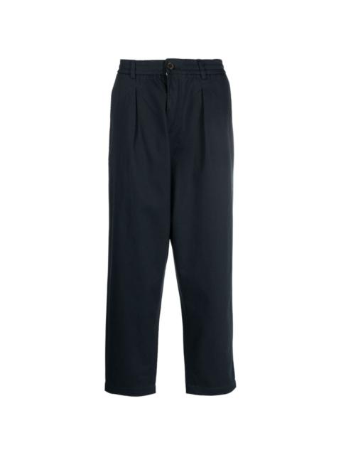 Universal Works elasticated-waistband tapered trousers