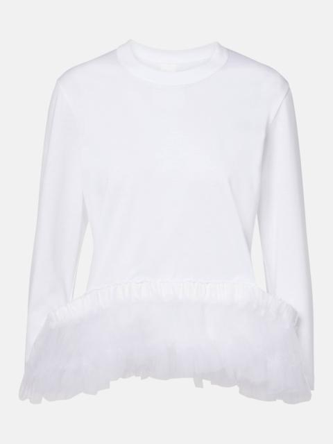 Noir Kei Ninomiya tulle skirt T-shirt