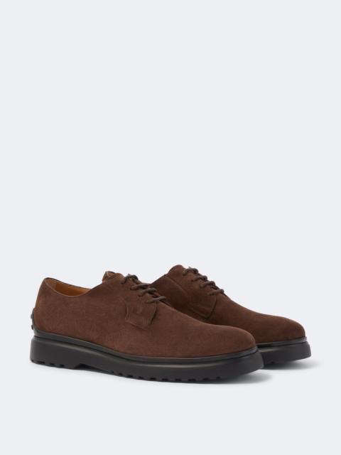 Tod's Suede lace-up shoes
