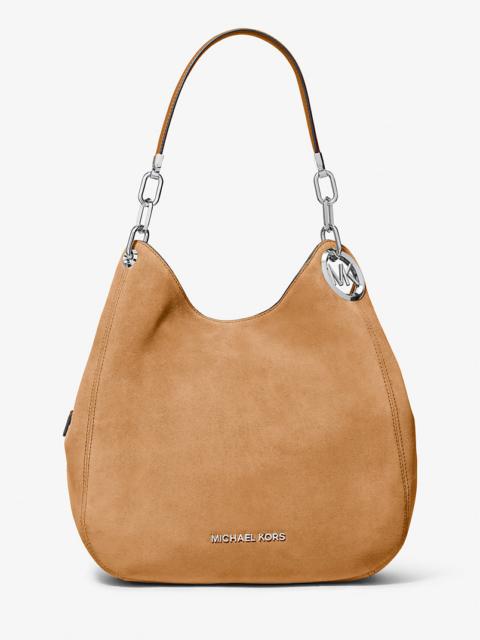 MICHAEL KORS Lillie Large Suede Shoulder Bag