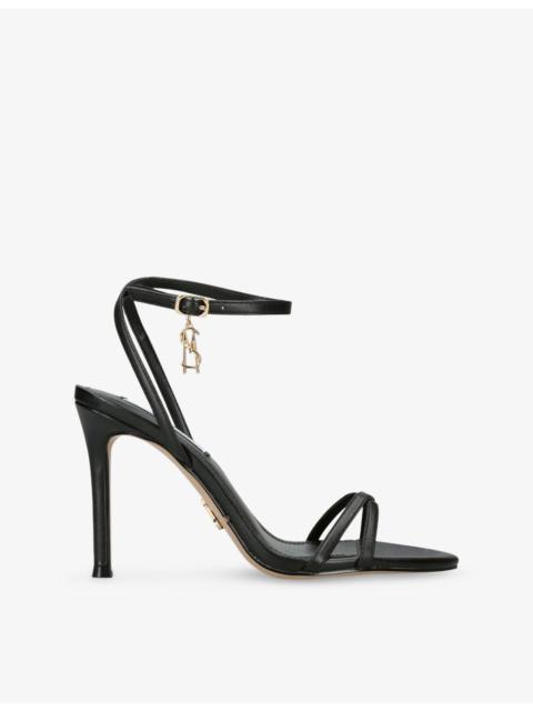 STEVE MADDEN Juniper 017 Satin Heeled Sandals