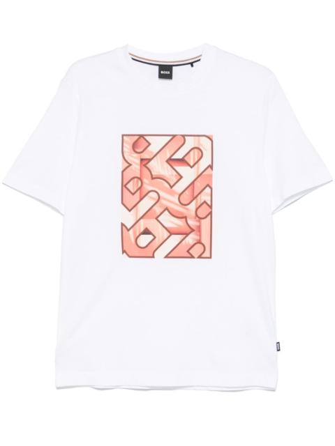 BOSS logo-print T-shirt