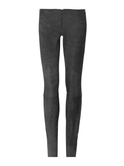 Alice + Olivia FRONT ZIP SUEDE LEGGING