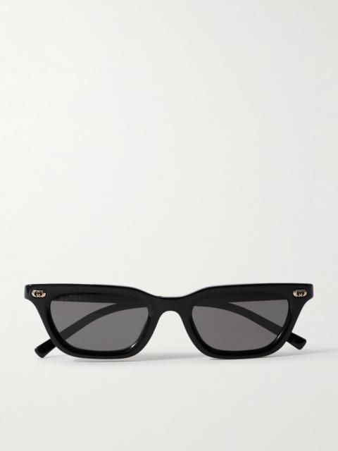 GUCCI Cat-Eye Acetate Sunglasses Black