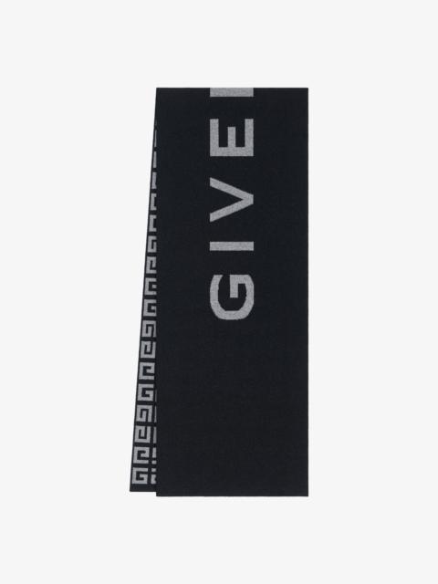 GIVENCHY 4G DOUBLE SIDED SCARF IN WOOL AND CASHMERE