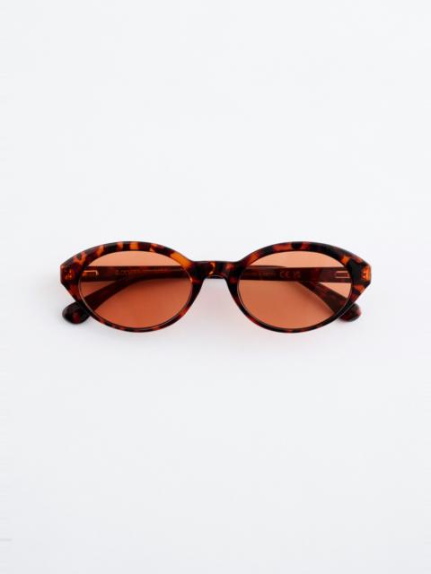 & Other Stories Oval-Frame Sunglasses