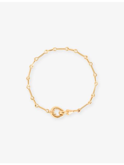 ASTRID & MIYU Link Hardware 18ct Yellow Gold-Plated Brass Chain Bracelet