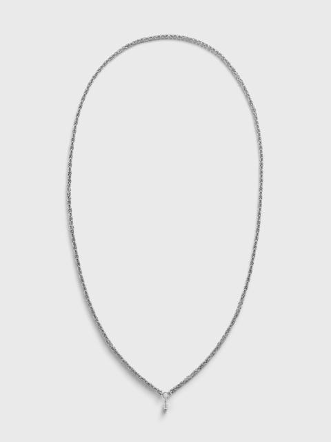 TOTEME Elongated byzantine necklace silver