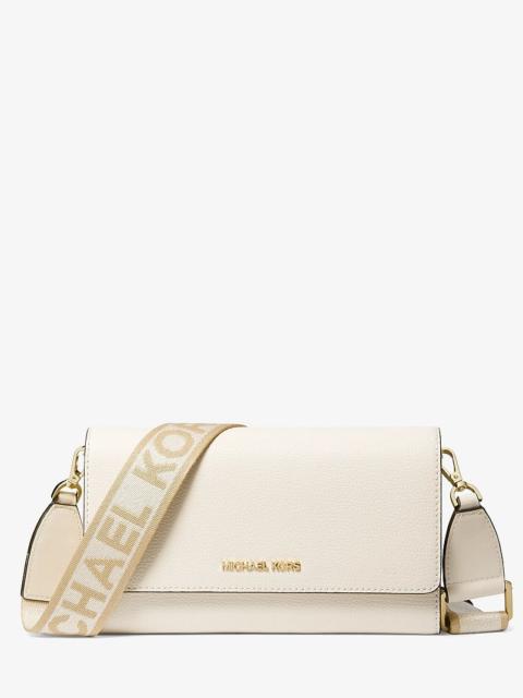 MICHAEL KORS Jet Set Large Leather Crossbody Bag