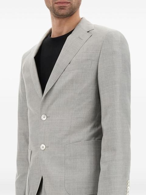 BOSS three-button wool-silk suit