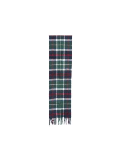 Barbour tartan fringed scarf