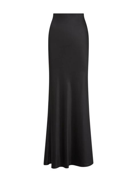 VERONICA BEARD MEDINA STRETCH-SILK CHARMEUSE SKIRT