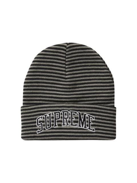 Supreme Supreme Rainbow Stripe Beanie Black