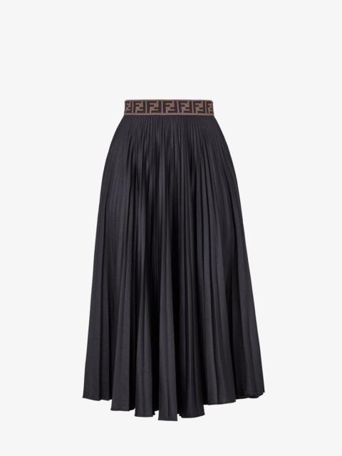 FENDI Black tech jersey skirt