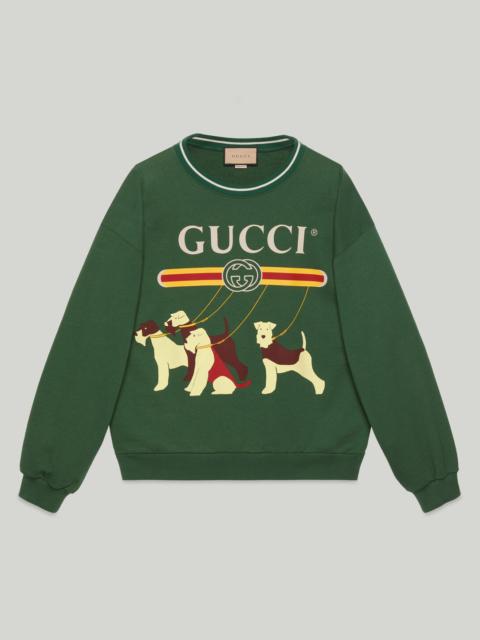 GUCCI Cotton jersey sweatshirt | REVERSIBLE