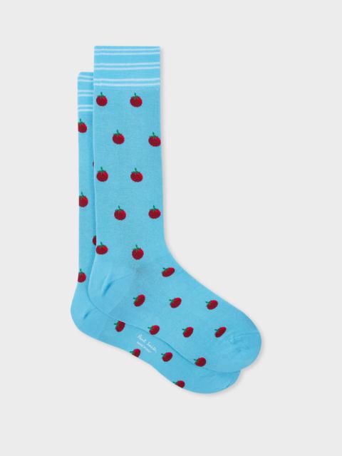 Paul Smith Blue 'Tomato' Socks