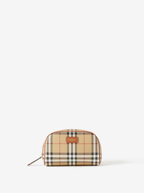 Burberry Small Check Travel Pouch | REVERSIBLE