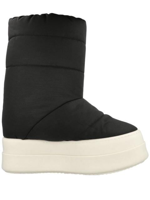 Rick Owens DRKSHDW MEN'S MEGA BUMPER LUNAR BOOTS (BLACK/MILK)