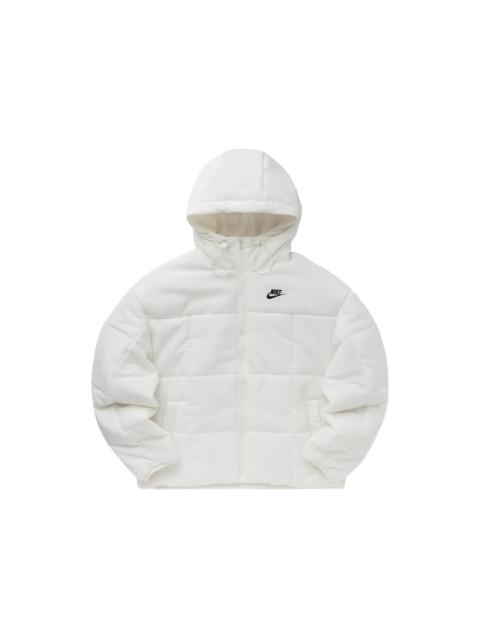 Nike Nike Sportswear Women’s Classic Puffer Therma-FIT Loose Hooded Jacket White