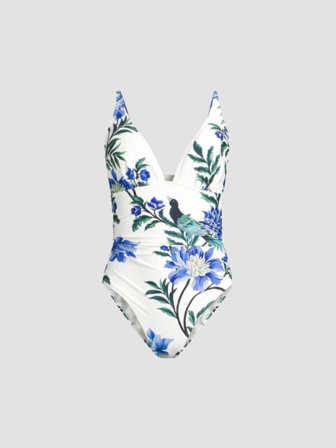 KOBI HALPERIN Women's Cornelia Floral One-Piece Swimsuit - Ivory Multi